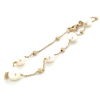 Armband geelgoud met zoetwaterparel 19cm - 600653 Armband geelgoud met zoetwaterparel 19cm - 600653