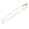 Armband geelgoud met zoetwaterparel 19cm - 600653 Armband geelgoud met zoetwaterparel 19cm - 600653