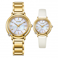 Citizen dameshorloge goudkleurig met diamant - 600657 Citizen dameshorloge goudkleurig met diamant - 600657