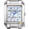 Citizen rechthoekige moderne dameshorloge EW5600-87D - 600695 Citizen rechthoekige moderne dameshorloge EW5600-87D - 600695