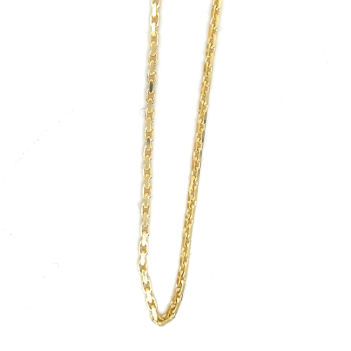 gouden anker ketting 50cm 2mm - 600708 gouden anker ketting 50cm 2mm - 600708