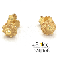 zeeuwse knoop oorknoppen 6mm goud kleurig - 600712 zeeuwse knoop oorknoppen 6mm goud kleurig - 600712