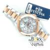 festina dames horloge staal en roze kleurig boyfriend collectie F20605-1 - 600742 festina dames horloge staal en roze kleurig boyfriend collectie F20605-1 - 600742