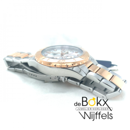 festina dames horloge staal en roze kleurig boyfriend collectie F20605-1 - 600742 festina dames horloge staal en roze kleurig boyfriend collectie F20605-1 - 600742