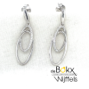oorstekers met hangers in het zilver - 600769 oorstekers met hangers in het zilver - 600769