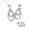 oorstekers met hangers in het zilver - 600769 oorstekers met hangers in het zilver - 600769