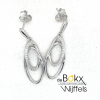 oorstekers met hangers in het zilver - 600769 oorstekers met hangers in het zilver - 600769