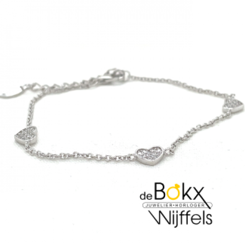 armband zilver met hartjes van Lotus - 600776 armband zilver met hartjes van Lotus - 600776