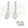 oorhangers Lotus zilver lange oorbellen met stekers - 600777 oorhangers Lotus zilver lange oorbellen met stekers - 600777