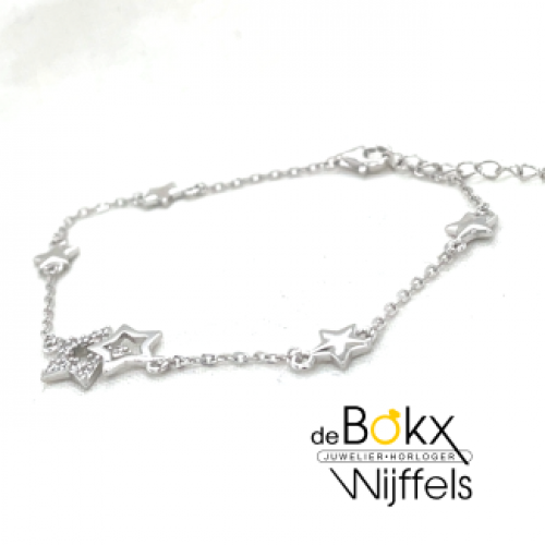 armband Lotus in zilver met meerdere sterren - 600800 armband Lotus in zilver met meerdere sterren - 600800