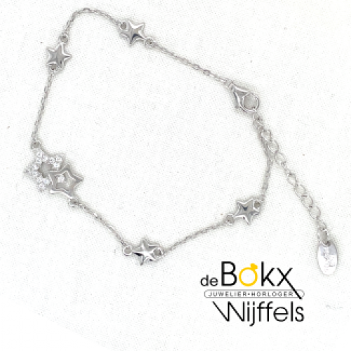 armband Lotus in zilver met meerdere sterren - 600800 armband Lotus in zilver met meerdere sterren - 600800