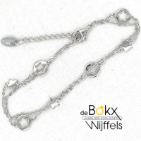 Armband met sterretjes van Lotus in zilver 16 -19cm - 600804 Armband met sterretjes van Lotus in zilver 16 -19cm - 600804