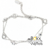 Armband met sterretjes van Lotus in zilver 16 -19cm - 600804 Armband met sterretjes van Lotus in zilver 16 -19cm - 600804