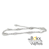 Armband met sterretjes van Lotus in zilver 16 -19cm - 600804 Armband met sterretjes van Lotus in zilver 16 -19cm - 600804