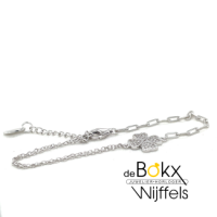 Armband met klavertjes vier van Lotus in zilver 16 -19.5cm - 600805 Armband met klavertjes vier van Lotus in zilver 16 -19.5cm - 600805