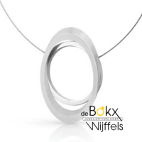 collier grote ring met ovaal C242 - 600819 collier grote ring met ovaal C242 - 600819