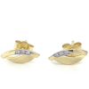 gouden oorknoppen met zirkonia steentjes - 600835 gouden oorknoppen met zirkonia steentjes - 600835