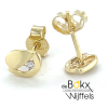 gouden oorknoppen met zirkonia steentjes - 600836 gouden oorknoppen met zirkonia steentjes - 600836