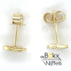 gouden oorknoppen met zirkonia steentjes - 600836 gouden oorknoppen met zirkonia steentjes - 600836