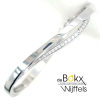 bangelarmband in zilver met zirkonia steentjes - 600847 bangelarmband in zilver met zirkonia steentjes - 600847