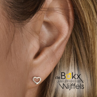 hartjes opengewerkte oorknopjes zilver - 600858 hartjes opengewerkte oorknopjes zilver - 600858