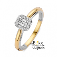 Diamanten ring emerald 0.33 crt briljant maat 54 - 600869 Diamanten ring emerald 0.33 crt briljant maat 54 - 600869