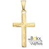 kruisje goud robuust bewerkt - 600885 kruisje goud robuust bewerkt - 600885