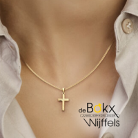 kruisje goud robuust bewerkt - 600885 kruisje goud robuust bewerkt - 600885