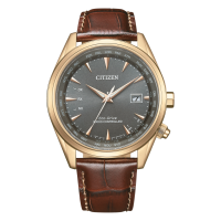 citizen horloge heren radio controlled CB0273-11H met lederen band - 600888 citizen horloge heren radio controlled CB0273-11H met lederen band - 600888