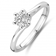 diamant lab grown  0.50ct g vs wit gouden ring maat 54 - 600893 diamant lab grown  0.50ct g vs wit gouden ring maat 54 - 600893