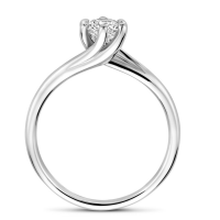diamant lab grown  0.50ct g vs wit gouden ring maat 54 - 600893 diamant lab grown  0.50ct g vs wit gouden ring maat 54 - 600893