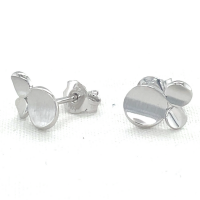 cirkels oorknoppen zilver met 3 rondjes - 600898 cirkels oorknoppen zilver met 3 rondjes - 600898