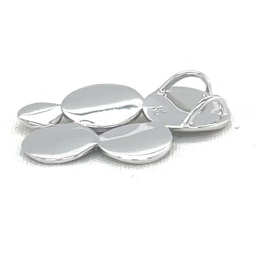 cirkels hanger in zilver met 5 cirkels - 600899 cirkels hanger in zilver met 5 cirkels - 600899