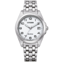 citizen dames horloge staal eco-drive 10 bar met saffier glas EO1210-83A - 600914 citizen dames horloge staal eco-drive 10 bar met saffier glas EO1210-83A - 600914
