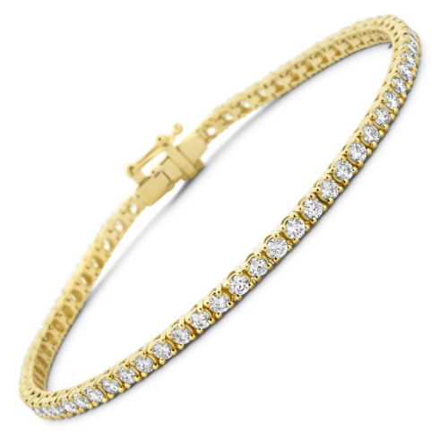 tennisarmband met lab grown diamant 3.00ct g si 2,7 mm 17,5 cm - 600953 tennisarmband met lab grown diamant 3.00ct g si 2,7 mm 17,5 cm - 600953