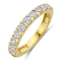 gouden ring met lab grown diamant 1.00ct h si maat54 - 600956