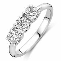 Ring trilogie lab grown diamant 0.90ct g vs witgoud met maat 54 - 600957 Ring trilogie lab grown diamant 0.90ct g vs witgoud met maat 54 - 600957