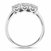 Ring trilogie lab grown diamant 0.90ct g vs witgoud met maat 54 - 600957