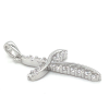 organische kruis zilver met veel zirkoina steentjes - 600977 organische kruis zilver met veel zirkoina steentjes - 600977