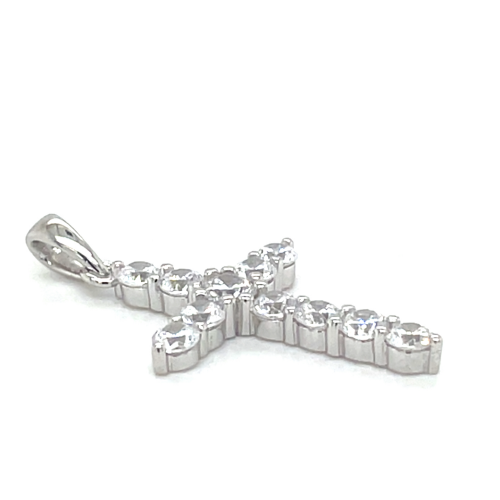 kruis zilver met veel zirkonia steentjes - 600978 kruis zilver met veel zirkonia steentjes - 600978