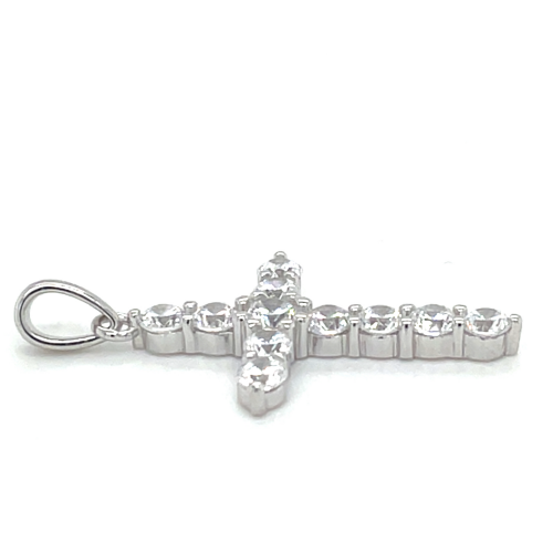 kruis zilver met veel zirkonia steentjes - 600978 kruis zilver met veel zirkonia steentjes - 600978