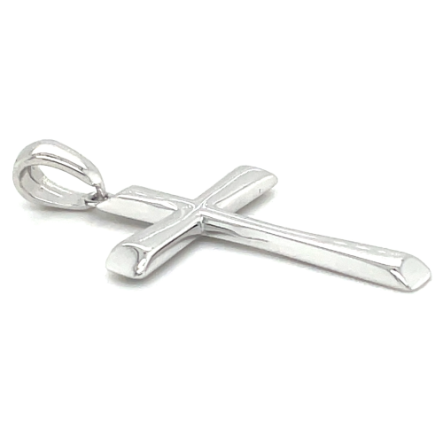 groot kruis zilver glimmend afgewerkt 37mm - 600983 groot kruis zilver glimmend afgewerkt 37mm - 600983