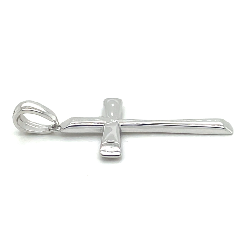 groot kruis zilver glimmend afgewerkt 37mm - 600983 groot kruis zilver glimmend afgewerkt 37mm - 600983