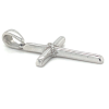 glimmend kruis in zilver met zirkonia steentjes in de vorm van een X - 600984 glimmend kruis in zilver met zirkonia steentjes in de vorm van een X - 600984