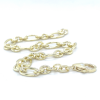 armband zilver met goud kleurig - 601004 armband zilver met goud kleurig - 601004