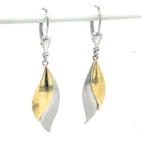 oorhangers met haken in zilver en goud - 601005