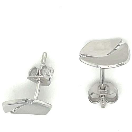 Grote oorknoppen in zilver met zirkonia steentjes - 601006 Grote oorknoppen in zilver met zirkonia steentjes - 601006