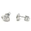 zilver oorknoppen met cirkels - 601011 zilver oorknoppen met cirkels - 601011
