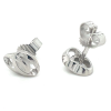 zilver oorknoppen met cirkels - 601011 zilver oorknoppen met cirkels - 601011