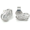 zilver oorknoppen met zirkonia steentjes - 601012 zilver oorknoppen met zirkonia steentjes - 601012